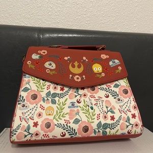 Loungefly Star Wars Droids Floral Crossbody Bag - BoxLunch Exclusive disney